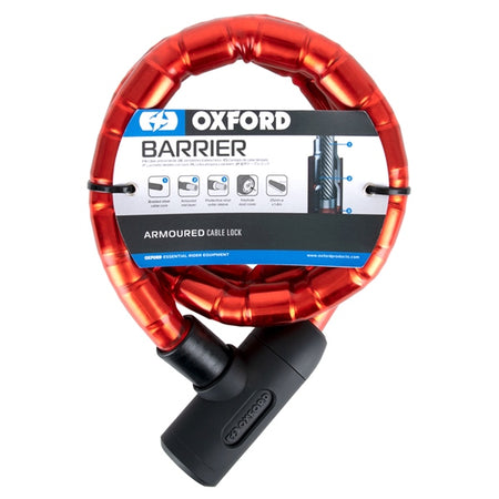 Oxford Products Barrier Armoured Cable Lock (469540)