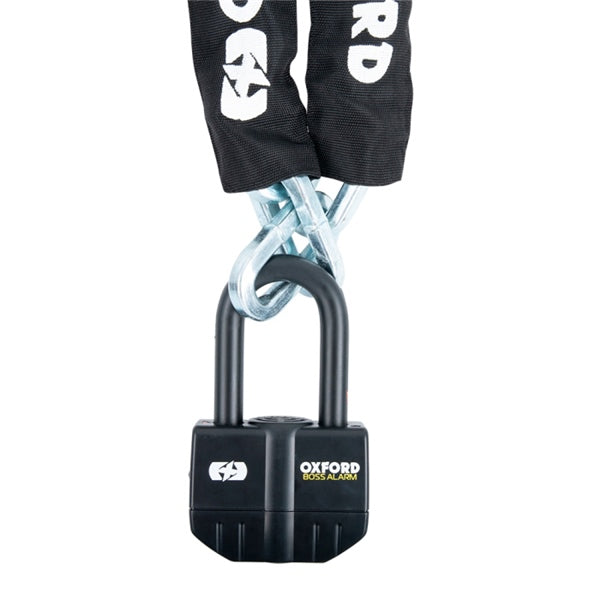 Oxford Products Boss Alarm 16 mm Lock and Chain (470904)