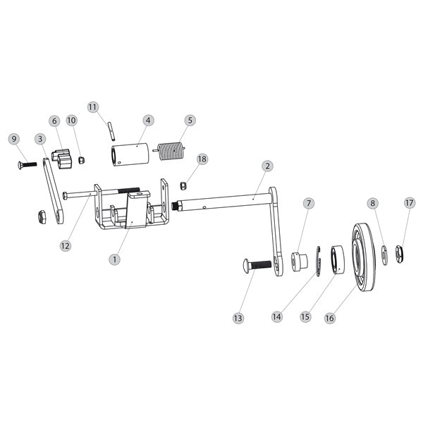 Kimpex Rouski Système de roues rétractables Gen 1 (472580)
