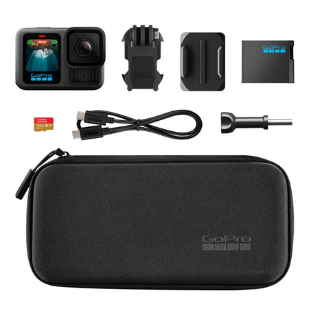GoPro HERO13 Black Camera Bundle with microSD card and case (494000)