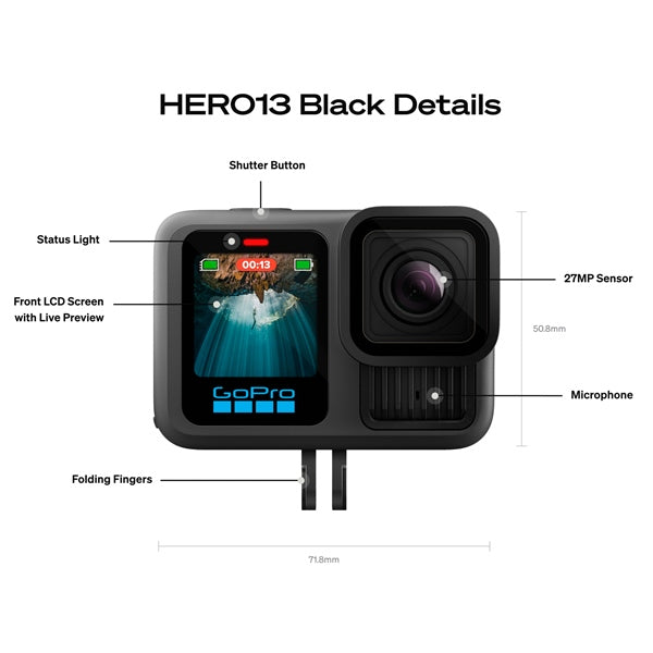 GoPro HERO13 Black Camera (494001)