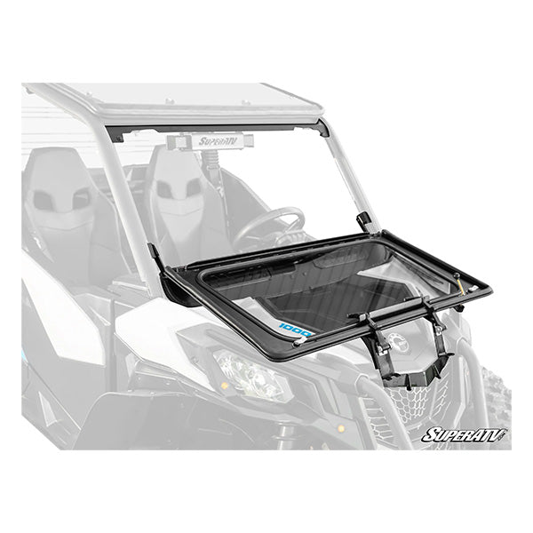 Pare-brise rabattable en verre SuperATV (FDGWS-CA-T-01)