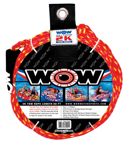 WOW 2K, 60', Watersport Tow Rope (500508)
