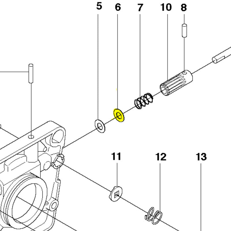 503230016 WASHER 5.1X8.5