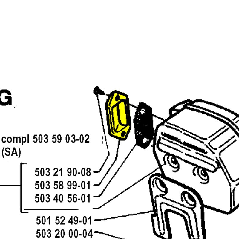 503589901 EXHAUST OUTLET