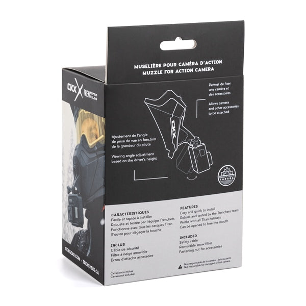 CKX TRENCHERS MUZZL – Muzzle with camera bracket for Titan helmet (507030)