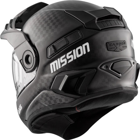 CKX Mission Free-Face Helmet - Carbon (512392)