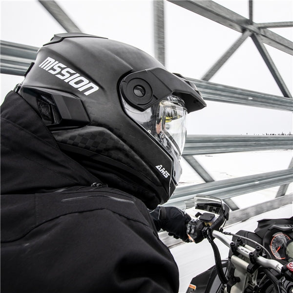CKX Mission Free-Face Helmet - Carbon (517477)