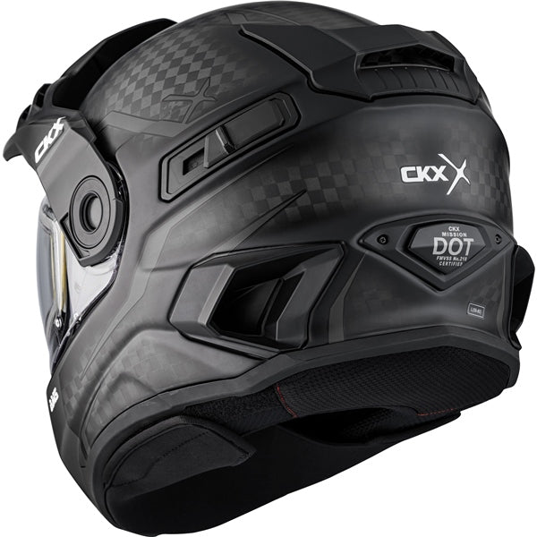 CKX Mission Free-Face Helmet - Carbon (515522)