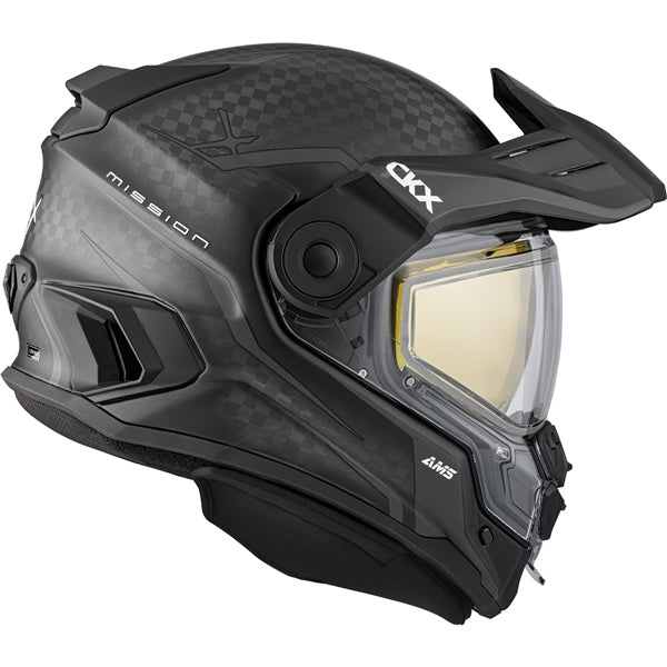 CKX Mission Free-Face Helmet - Carbon (515522)