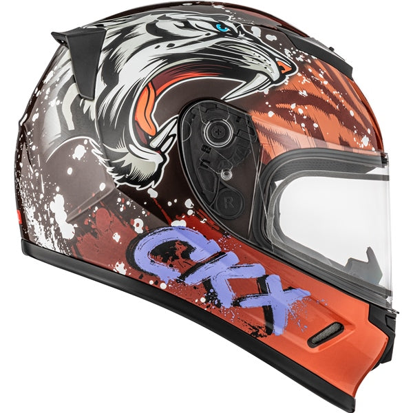 CKX RR24Y  Helmet — ATV/Motorcycle/Snowmobile/Winter Atv Amur Double Shield