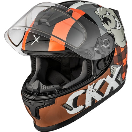 CKX RR24Y  Helmet — ATV/Motorcycle/Snowmobile/Winter Atv Lumberjack Double Shield