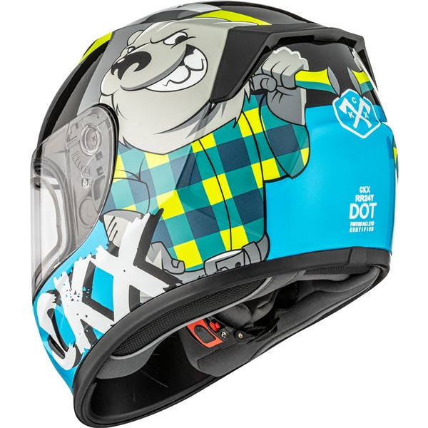 CKX RR24Y  Helmet — ATV/Motorcycle/Snowmobile/Winter Atv Lumberjack Double Shield