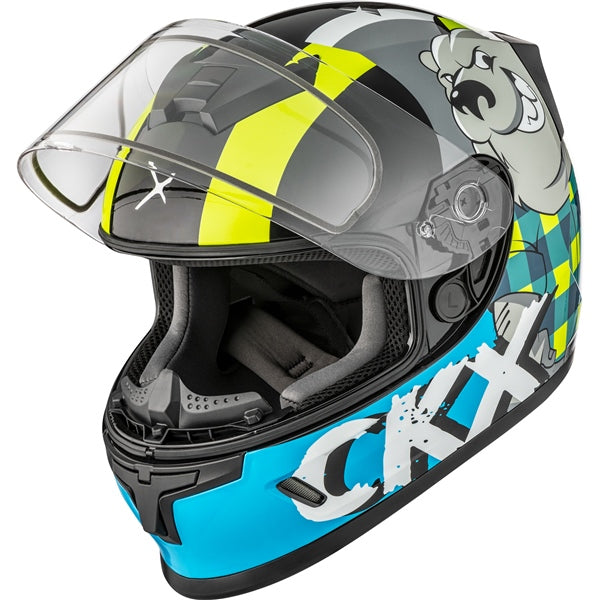 CKX RR24Y  Helmet — ATV/Motorcycle/Snowmobile/Winter Atv Lumberjack Double Shield