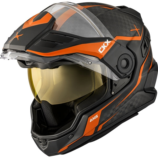 CKX Mission Free-Face Helmet - Carbon — Fury Electric Double Shield