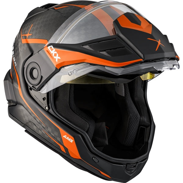 CKX Mission Free-Face Helmet - Carbon — Fury Electric Double Shield