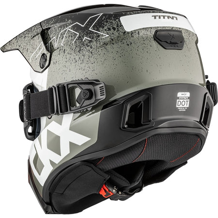 CKX Titan AMS Helmet — Vaneer Double Shield Revo silver mirror/Smoke