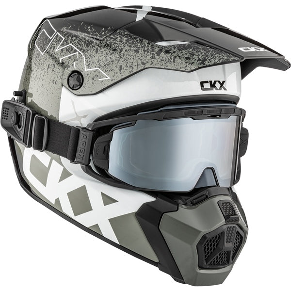 CKX Titan AMS Helmet — Vaneer Double Shield Revo silver mirror/Smoke