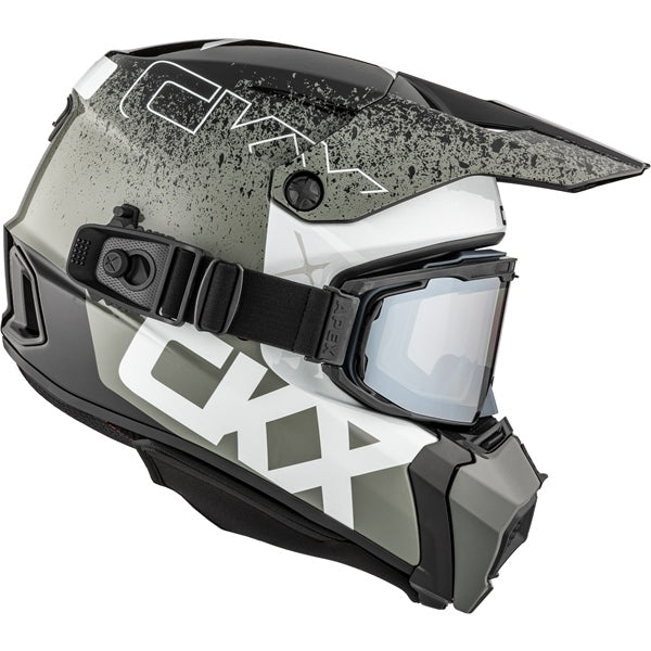 CKX Titan AMS Helmet — Vaneer Double Shield Revo silver mirror/Smoke
