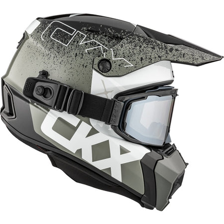 CKX Titan AMS Helmet — Vaneer Double Shield Revo silver mirror/Smoke