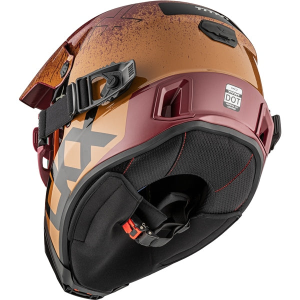 CKX Titan AMS Helmet — Vaneer Double Shield Revo Mirror gold/Smoke