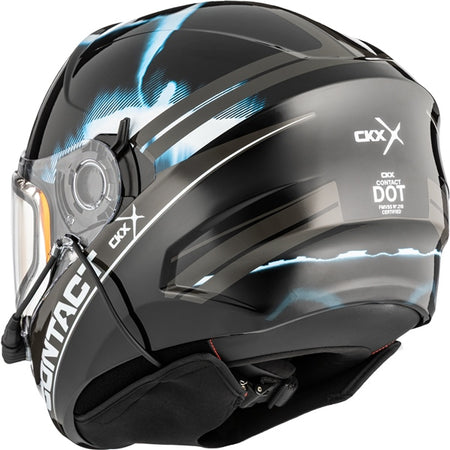 CKX Casque Intégral ouvert Contact — Snowmobile/UTV/Winter Atv/Winter UTV Onyx