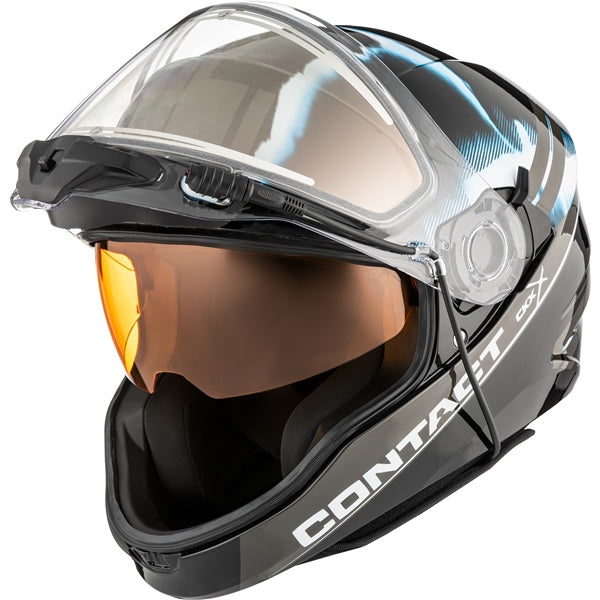 CKX Casque Intégral ouvert Contact — Snowmobile/UTV/Winter Atv/Winter UTV Onyx
