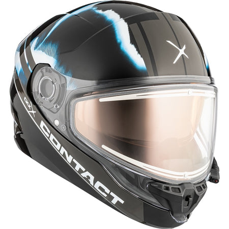 CKX Casque Intégral ouvert Contact — Snowmobile/UTV/Winter Atv/Winter UTV Onyx
