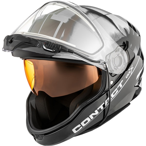 CKX Casque Intégral ouvert Contact — Snowmobile/UTV/Winter Atv/Winter UTV Onyx