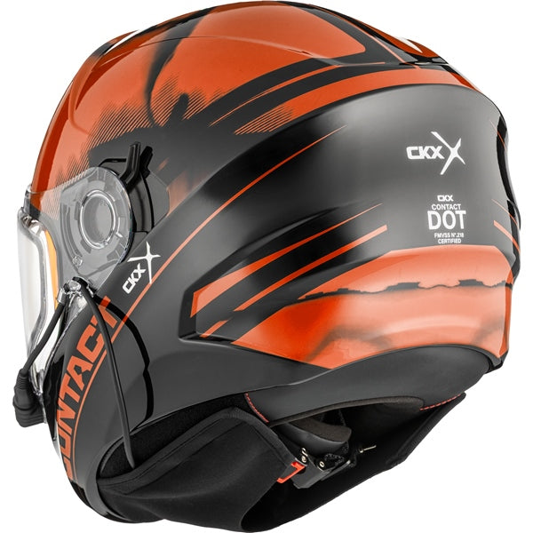 CKX Casque Intégral ouvert Contact — Snowmobile/UTV/Winter Atv/Winter UTV Onyx