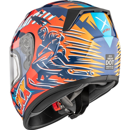 CKX RR24Y  Helmet — ATV/Motorcycle/Snowmobile/UTV/Winter Atv/Winter UTV Sleeder Double Shield