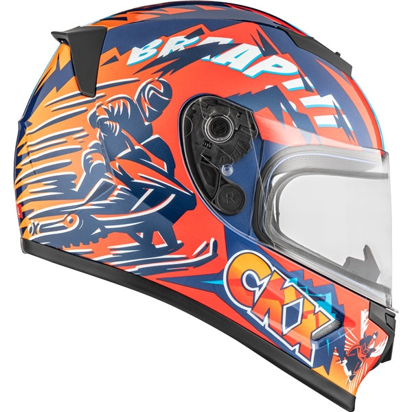 CKX RR24Y  Helmet — ATV/Motorcycle/Snowmobile/UTV/Winter Atv/Winter UTV Sleeder Double Shield