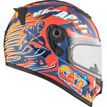 CKX RR24Y  Helmet — ATV/Motorcycle/Snowmobile/UTV/Winter Atv/Winter UTV Sleeder Double Shield