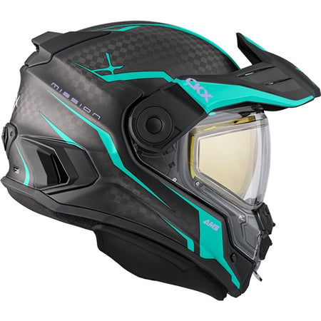 CKX Mission Free-Face Helmet - Carbon — Fury Double Shield
