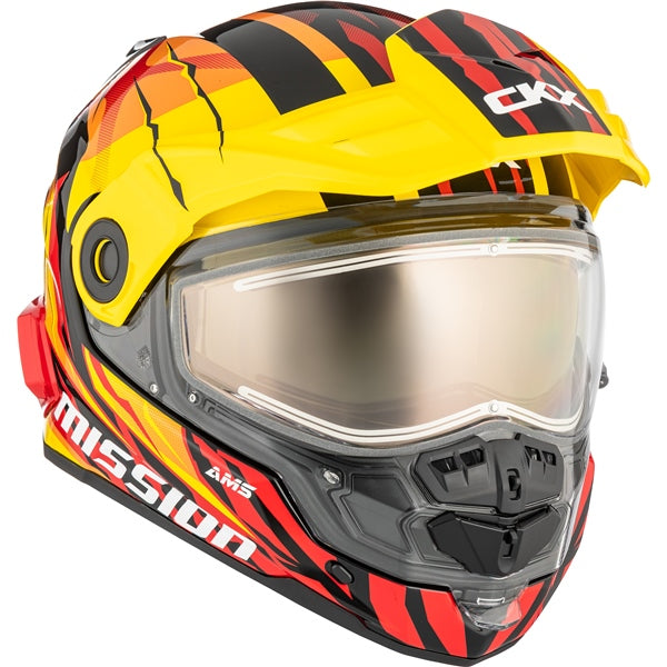 CKX Mission Free-Face Helmet — Claw Electric Double Shield