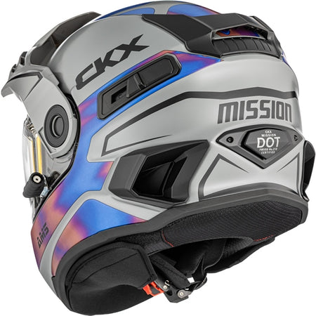 CKX Casque intégral ouvert Mission — Tanium Electric Double Shield