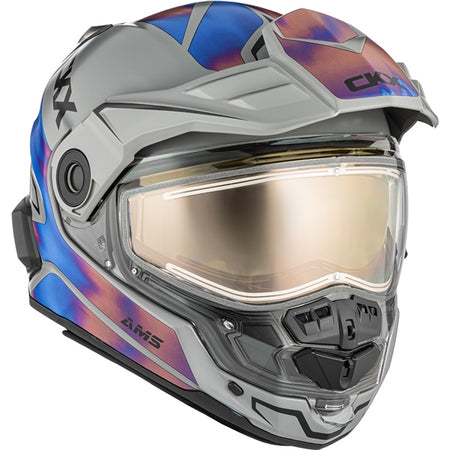 CKX Mission Free-Face Helmet — Tanium Double Shield