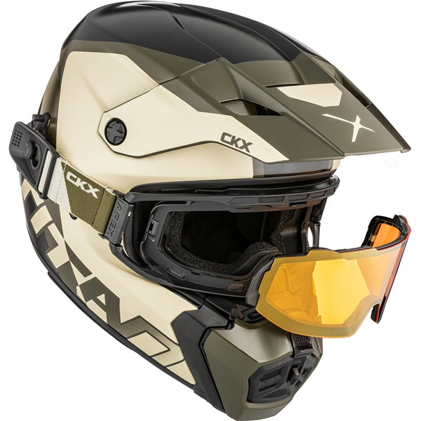 CKX Titan AMS Helmet — Nunavut Double Shield AMBRÉE/Revo copper Mirror