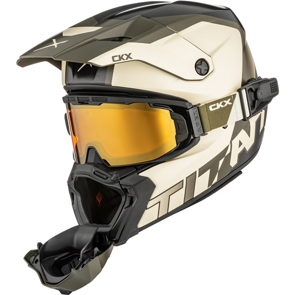 CKX Titan AMS Helmet — Nunavut Double Shield AMBRÉE/Revo copper Mirror