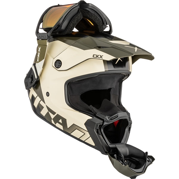 CKX Titan AMS Helmet — Nunavut Double Shield AMBRÉE/Revo copper Mirror