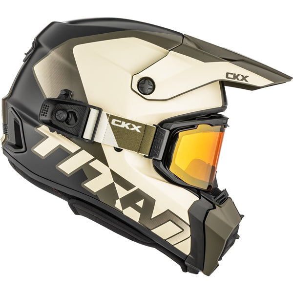 CKX Titan AMS Helmet — Nunavut Double Shield AMBRÉE/Revo copper Mirror