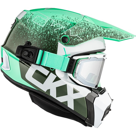 CKX Titan AMS Helmet — Vaneer Double Shield Revo silver mirror/Smoke