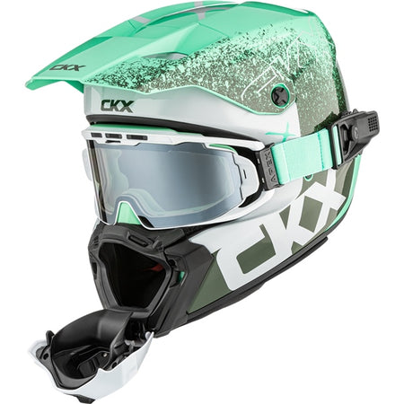 CKX Titan AMS Helmet — Vaneer Double Shield Revo silver mirror/Smoke