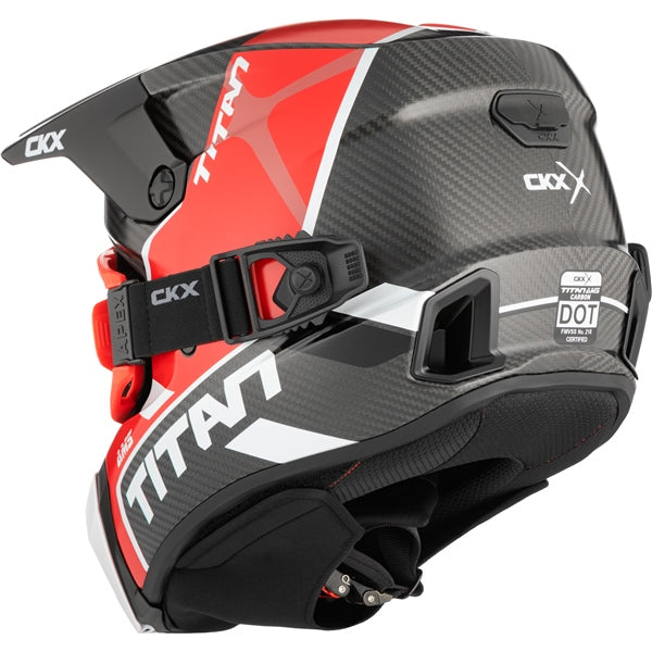 CKX Casque Titan AMS Carbone — Conrod Double Shield Revo silver mirror/Smoke