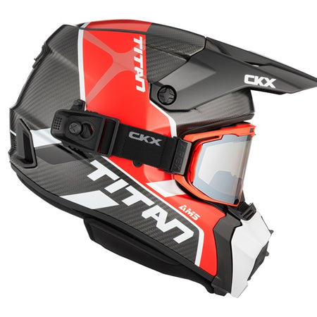 CKX Casque Titan AMS Carbone — Conrod Double Shield Revo silver mirror/Smoke