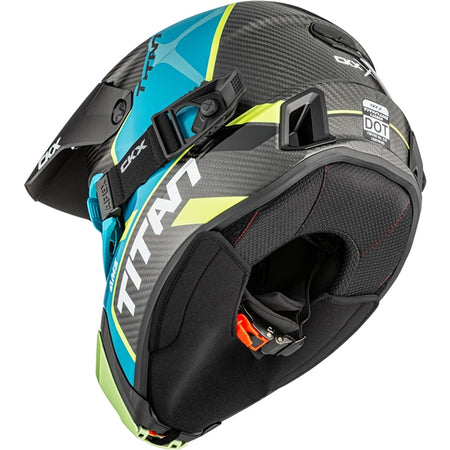 CKX Casque Titan AMS Carbone — Conrod Double Shield Revo silver mirror/Smoke