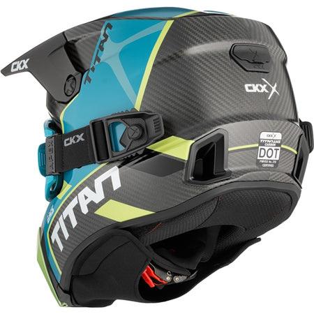 CKX Casque Titan AMS Carbone — Conrod Double Shield Revo silver mirror/Smoke