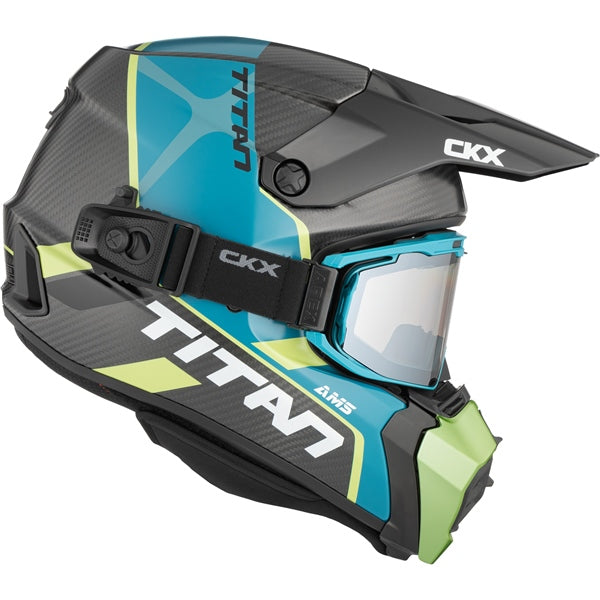 CKX Casque Titan AMS Carbone — Conrod Double Shield Revo silver mirror/Smoke