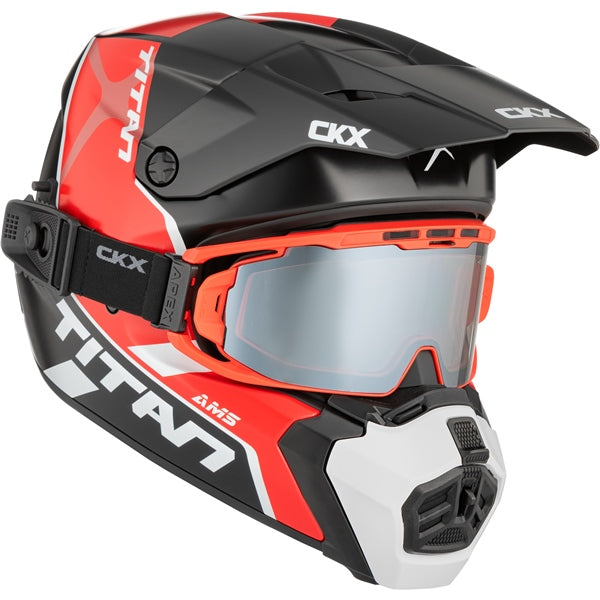 CKX Titan AMS Helmet — Conrod Double Shield Revo silver mirror/Smoke