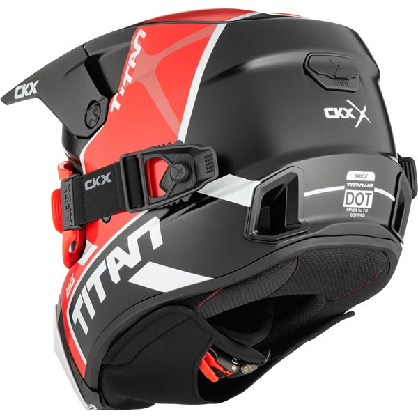 CKX Titan AMS Helmet — Conrod Double Shield Revo silver mirror/Smoke